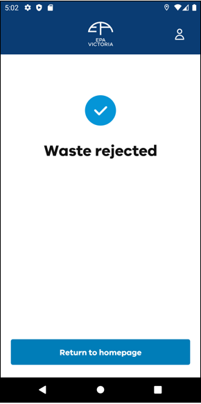 Confirmation window