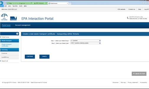 EPA portal adobe forms