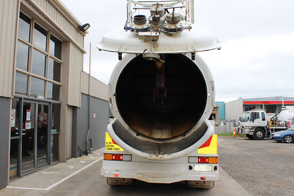 large rear door