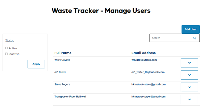 manage users