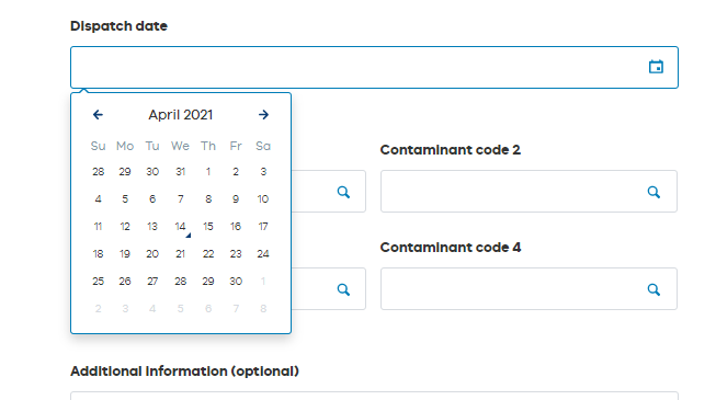 Add dispatch date