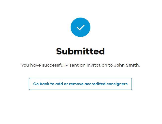 Confirmation window