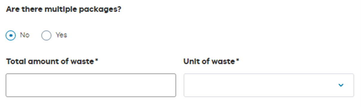 Bulk package type