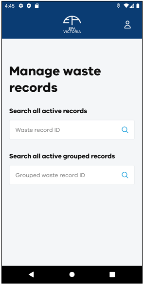 Find relevant waste record