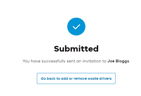 Confirmation window